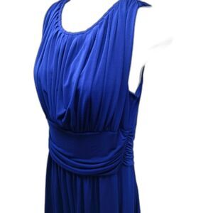 AA Studio AA Womans 12 Sleeveless Maxi Dress. Blue..............................